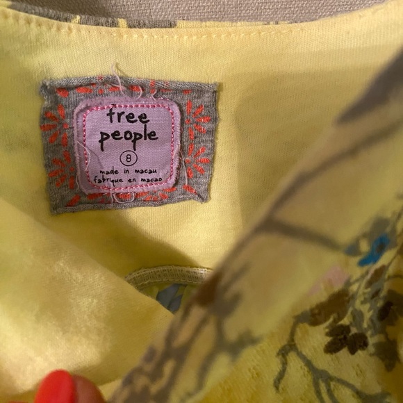 Free People mid-length yellow dress - Picture 14 of 15